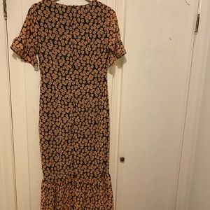 Nasty Gal flower maxi dress